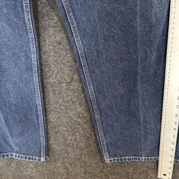 Vintage Tommy Jeans Men's 42x32 Blue Relaxed Fit Classic 90s Y2K Denim Vintage - Picture 5 of 10